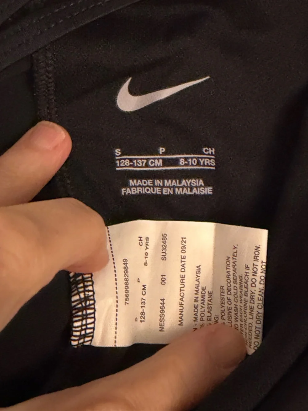 Like new Nike girls size S (8-10y) racer back swimsuit